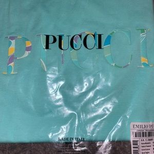 Emilio Pucci Logo Cotton Crewneck T-Shirt